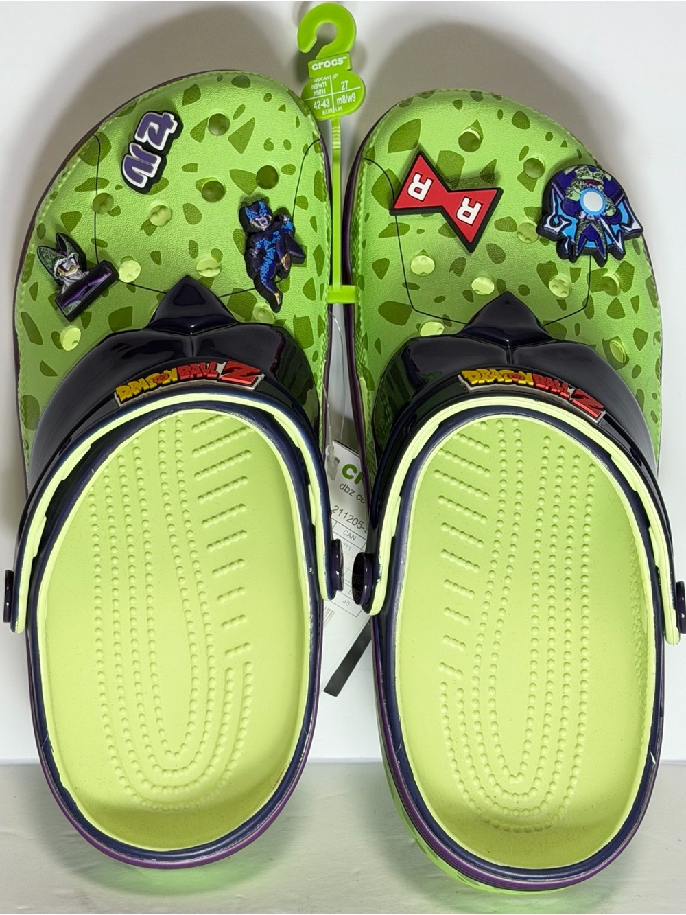 Crocs Adult Dragon Ball Z Classic Clogs DBZ Cell CLS CLG M9/W11